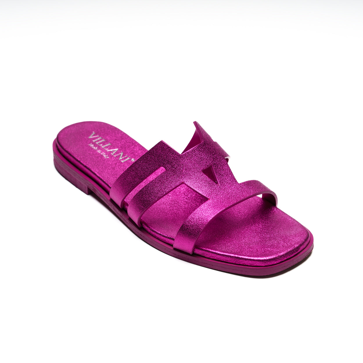 Sandali da Donna in pelle - FUCSIA - VILLANI